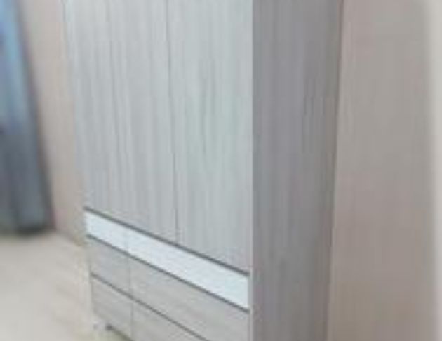 庫存新品出清 白橡木色120公分三門六抽4尺衣櫃 衣物收納櫃 5