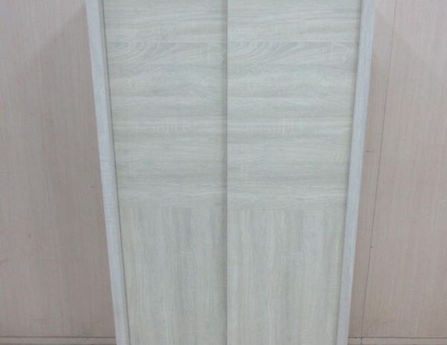 庫存新品出清 白橡木色81公分兩門衣櫃 吊桿衣櫃 3尺滑門衣櫃