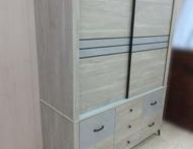 庫存新品出清 灰橡木色151公分北歐風兩門六抽衣櫃 5尺衣櫃 4