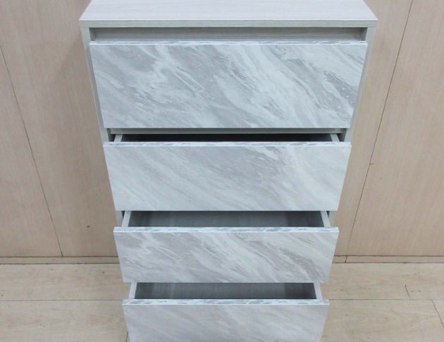 庫存新品出清 白橡木色60公分五抽收納櫃 五斗櫃 抽屜櫃 邊櫃 2