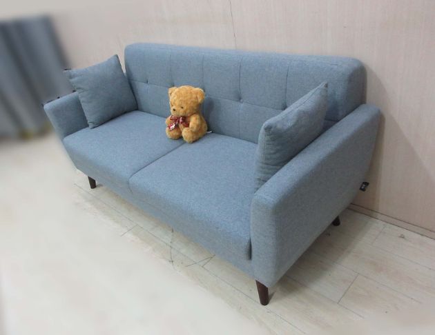 二手沙發 灰色190公分雙人布沙發 休閒沙發 客廳沙發 沙發椅 4