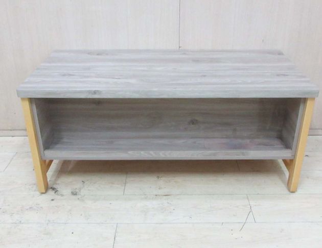 二手茶几 淺咖色120公分北歐風兩抽沙發桌 客廳桌 矮桌 桌子 3