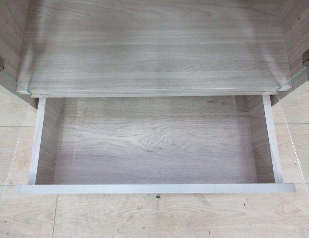 庫存新品出清 白橡木色60公分兩門一抽展示櫃 書櫃 收納櫃  3