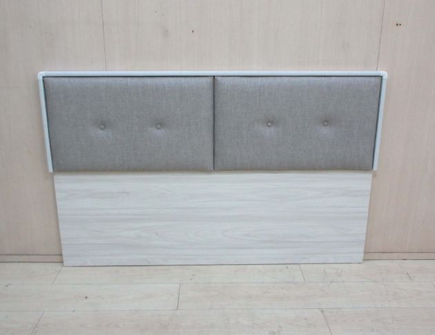 全新新品出清 白梧桐色150公分貓抓皮墊床頭片 5尺雙人床頭板