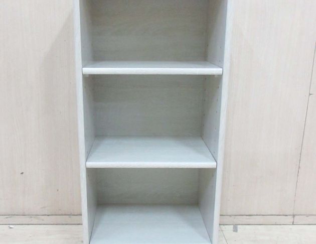 庫存新品出清 白橡木色43公分開放式置物櫃 收納櫃 三格櫃