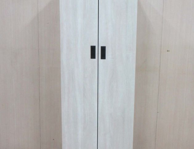 庫存新品出清 白梧桐色60公分兩門雙桿衣櫃 單人衣櫃 套房衣櫃