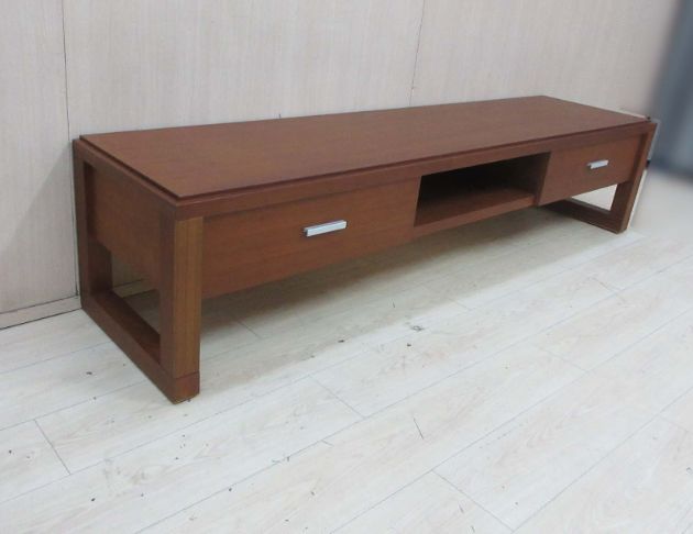 庫存新品出清 柚木色210公分兩抽電視櫃 影視櫃 客廳長櫃 4