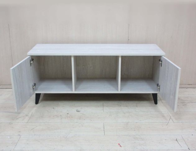 庫存新品出清 白橡木色120公分兩門電視櫃 TV櫃 客廳長櫃 2