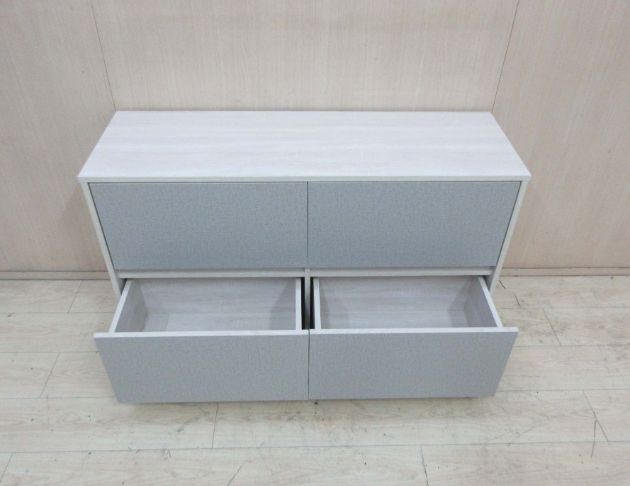 庫存新品出清 白梧桐灰120公分四抽置物櫃 四斗櫃 抽屜櫃 3