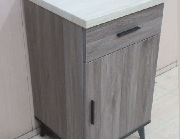 庫存新品出清 灰橡木色45公分一門一抽茶櫃 電器櫃 置物矮櫃 4