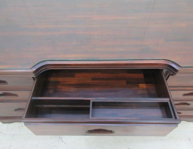 二手辦公桌 全實木190公分八抽主管桌 工作桌 事務桌 寫字桌 3