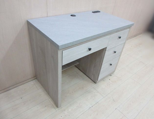 庫存新品出清 白橡木色105公分四抽書桌 辦公桌 電腦桌 桌子 4