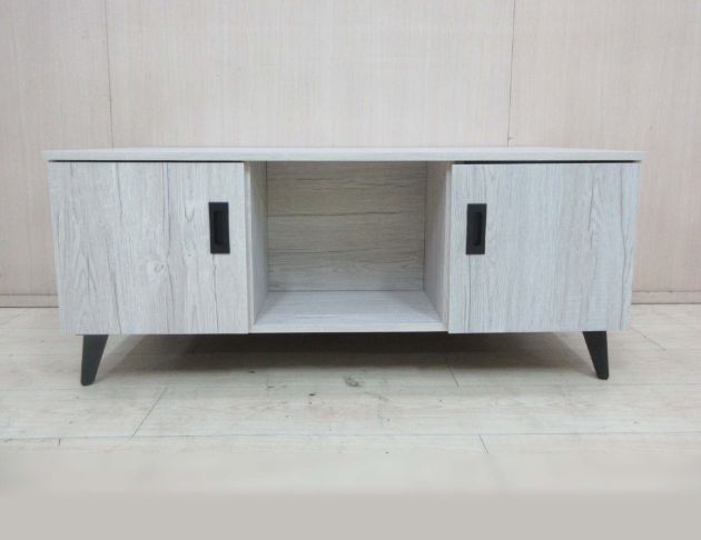 庫存新品出清 白橡木色120公分兩門一抽茶几 沙發桌 客廳桌