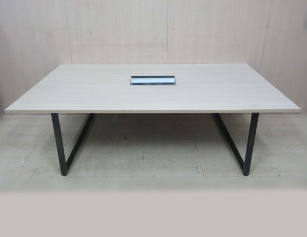 二手會議桌 白橡色240公分開會桌 洽談桌 辦公桌 辦公家具 2