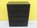 二手斗櫃 黑色81公分四抽置物櫃 收納櫃 抽屜櫃 四斗櫃