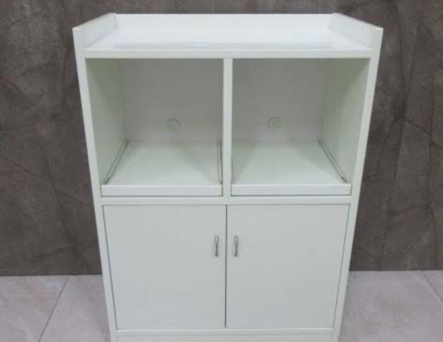 二手餐櫥櫃 淺綠色81公分塑鋼兩門兩抽電器櫃 廚房收納櫃 餐櫃