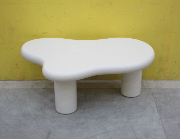 二手茶几 白色100公分造型沙發桌 矮桌 兒童桌 遊戲桌 桌子