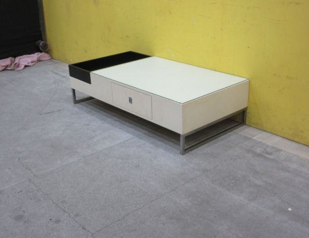 二手茶几 米黃色120公分一抽沙發桌 客廳桌 桌子 矮桌 5