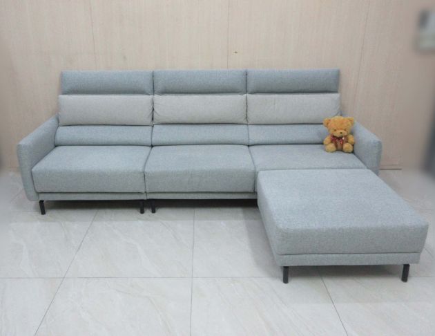 二手沙發 灰色275公分L型布沙發 客廳沙發 休閒沙發 沙發椅