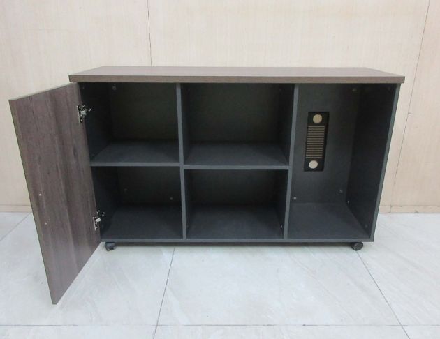 二手辦公桌 灰橡色160公分L型書桌 主管桌 電腦桌 事務桌 4