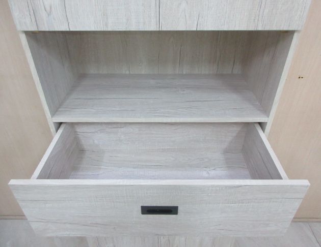 庫存新品出清 白橡木色80公分四門一抽鞋櫃 玄關置物櫃 收納櫃 3