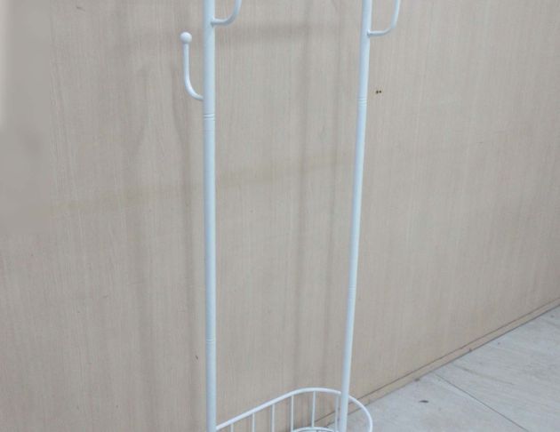 庫存新品出清 白色60公分北歐風移動是衣帽架 吊衣架 衣架 3