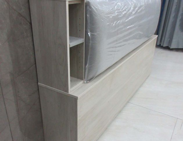 庫存新品出清 灰橡色183公分一門收納床頭櫃 6尺雙人加大床頭 4