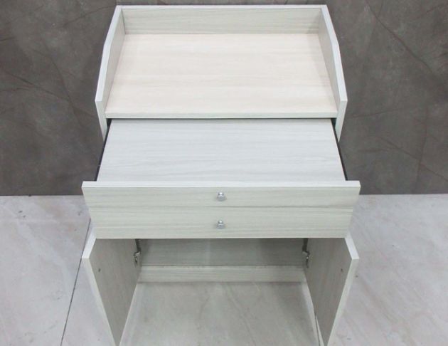 二手餐櫥櫃 雪松色61公分兩門兩抽餐櫃 茶水櫃 矮櫃 收納櫃 3