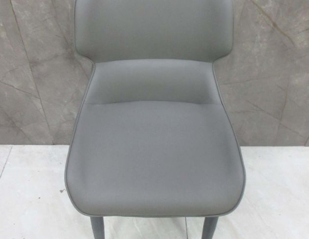 庫存新品出清 深灰色49公分科技皮餐桌椅 娃娃椅 化妝椅 椅子 2