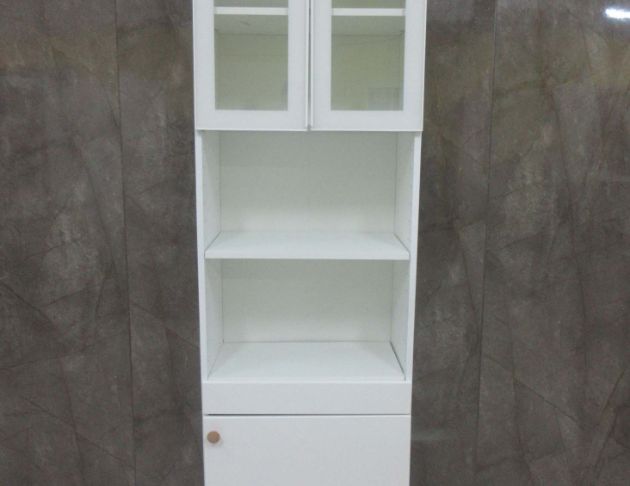 二手餐廚櫃 白色62公分三門一抽電器櫃 高餐櫃 廚房收納櫃