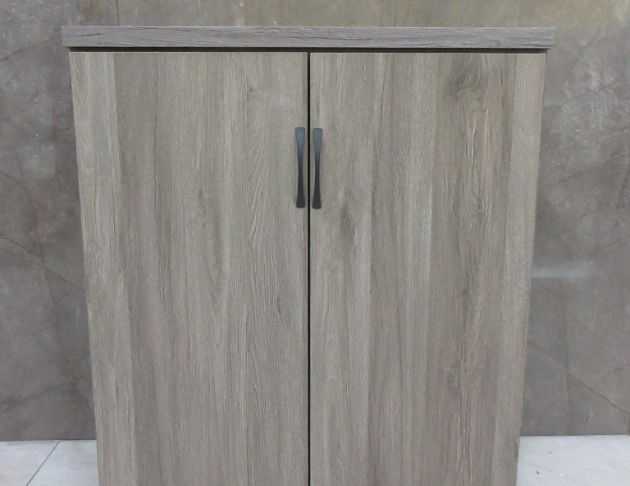 庫存新品出清 灰橡色80公分兩門鞋櫃 收納櫃 置物櫃 玄關櫃