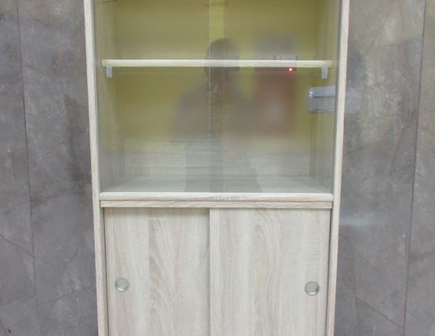 庫存新品出清 梧桐色61公分四門書櫃 展示櫃 收納櫃 置物櫃