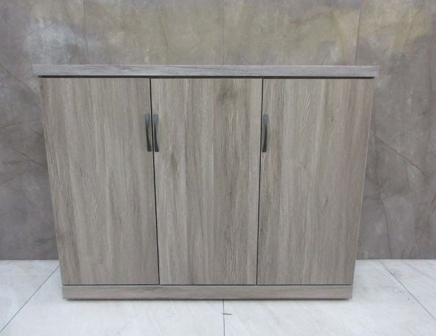 庫存新品出清 灰橡色119公分三門鞋櫃 玄關櫃 置物櫃 收納櫃