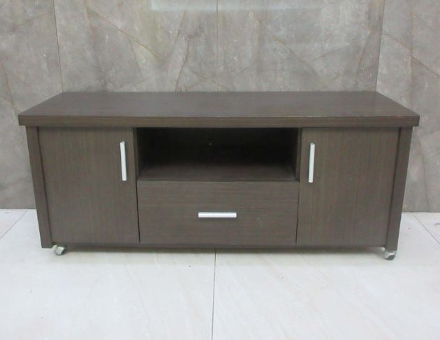 二手電視櫃 胡桃色120公分兩門一抽TV櫃 客廳收納櫃 置物櫃