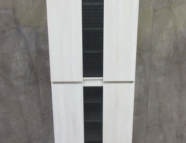 庫存新品出清 白橡木色74公分工業風四門鞋櫃 玄關櫃 置物櫃