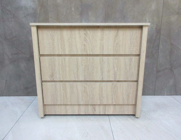 庫存新品出清 梧桐色91分三抽斗櫃 三斗櫃 收納櫃 抽屜櫃