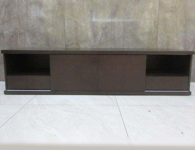 二手電視櫃 胡桃色130公分兩門兩抽TV櫃 客廳收納櫃 視聽櫃