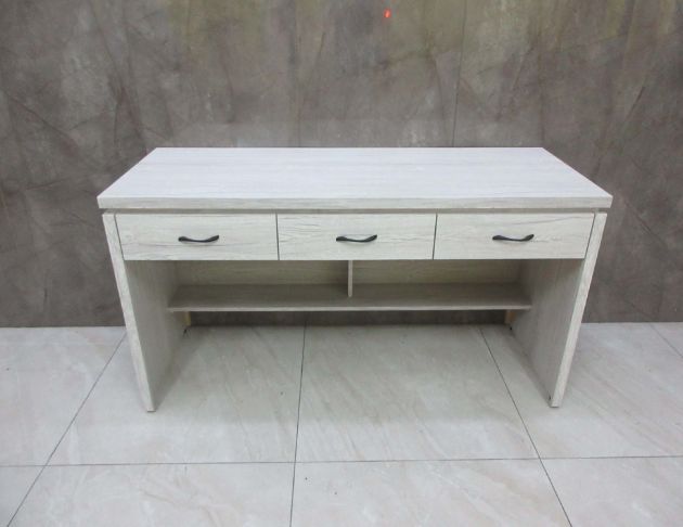 庫存新品出清 白橡木色152公分三抽書桌 電腦桌 辦公桌 桌子