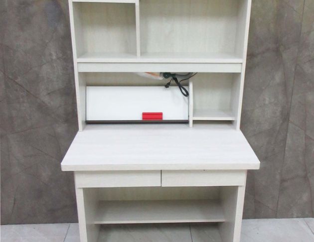 庫存新品出清 白梧桐色90公分兩抽上下座書桌 兒童書桌 桌子