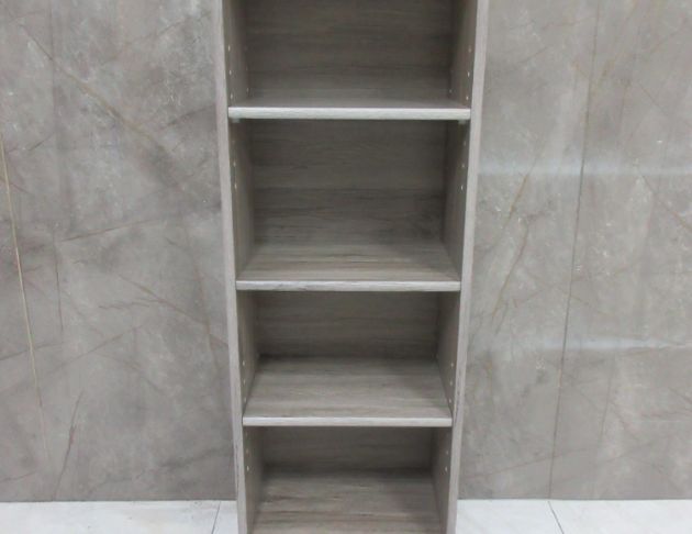 庫存新品出清 灰橡色43公分開放式置物櫃 展示櫃 四格櫃 書櫃 