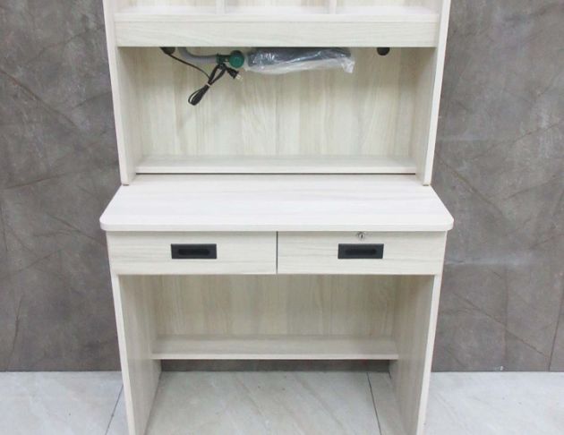 庫存新品出清 白橡木色80公分兩抽書桌 電腦桌 辦公桌 桌子