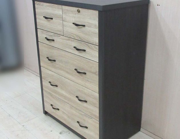 庫存新品出清 梧桐色90公分六抽收納櫃 五斗櫃 抽屜櫃 置物櫃 5