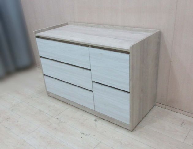 庫存新品出清 白梧桐色121公分五抽置物櫃 五斗櫃 4尺抽屜櫃 4