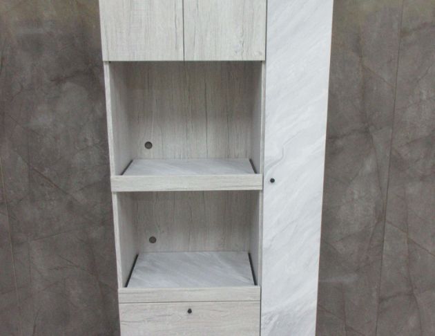 庫存新品出清 白梧桐色80公分三門四抽高餐櫃 電器櫃 廚房收納