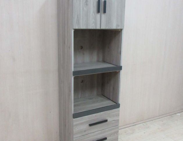 庫存新品出清 灰橡色60公分兩門四抽電器櫃 餐櫃 廚房收納櫃 3