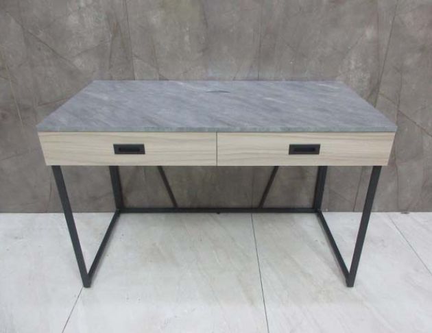 二手書桌 灰橡色121公分一門兩抽電腦桌 辦公桌 桌子 工作桌