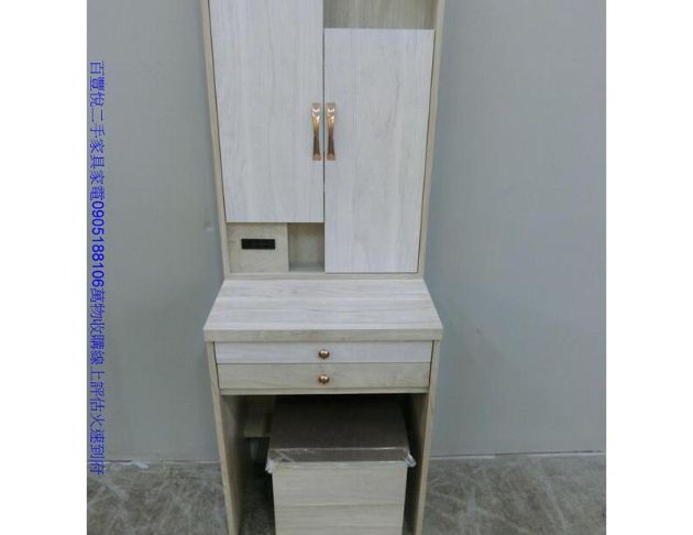 新品出清北歐風61公分化妝桌含椅 梳妝桌 收納化妝台 梳妝台 房間鏡台