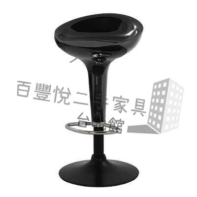 全新烤黑腳造型升降吧台椅 休閒椅 營用高腳椅 工作椅 1