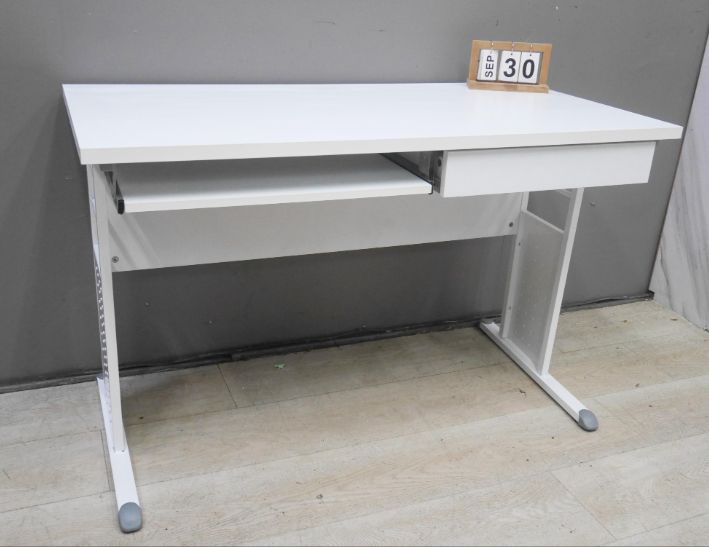 二手 書桌 白色 4尺 電腦桌 辦公桌 工作桌 學生桌 