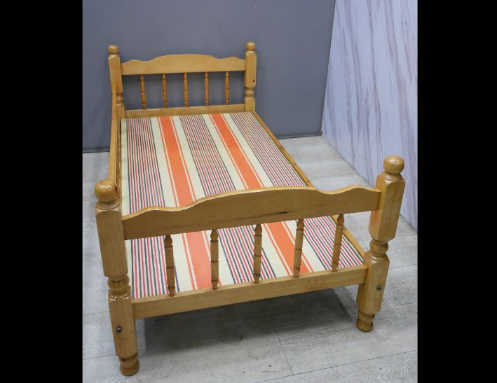 二手 床組 原木色 單人3尺 單人床架 單人床底 床台